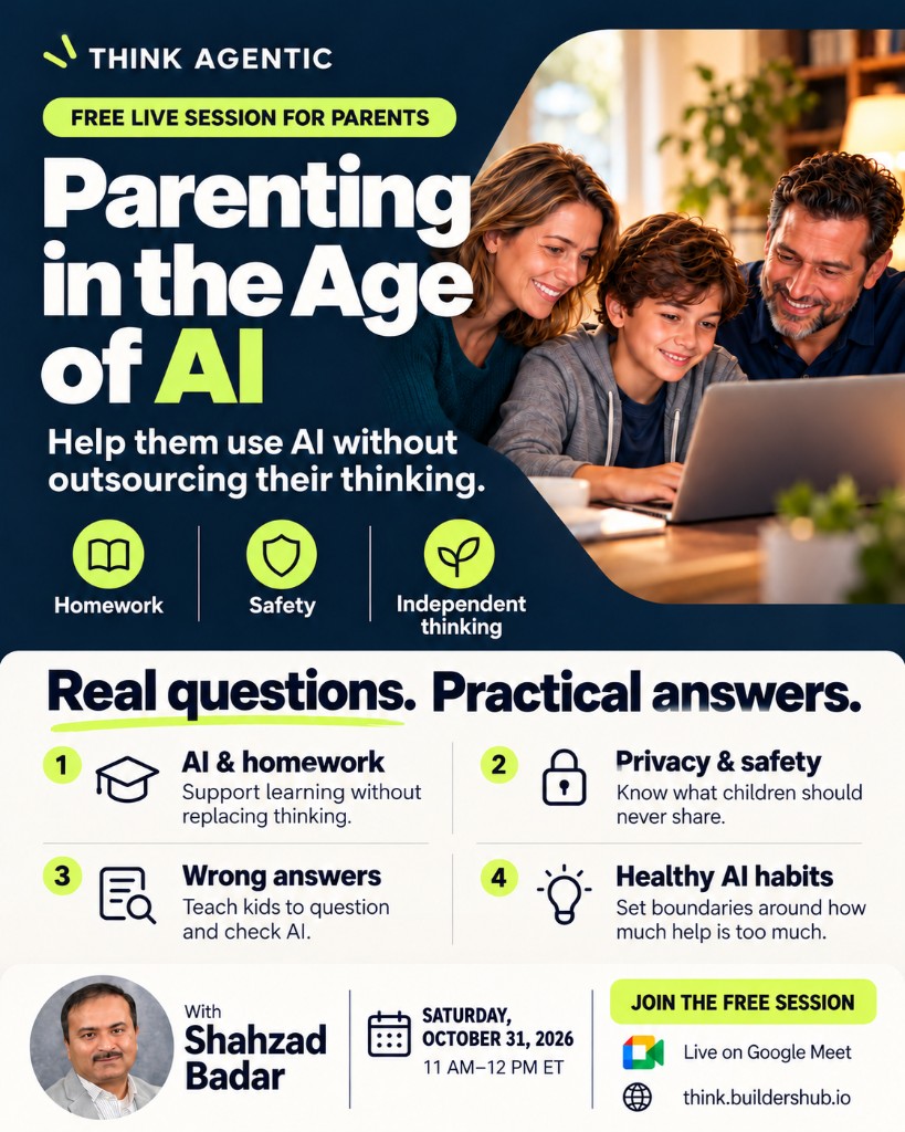 Parenting in the Age of AI — Free Live Session for Parents flyer
